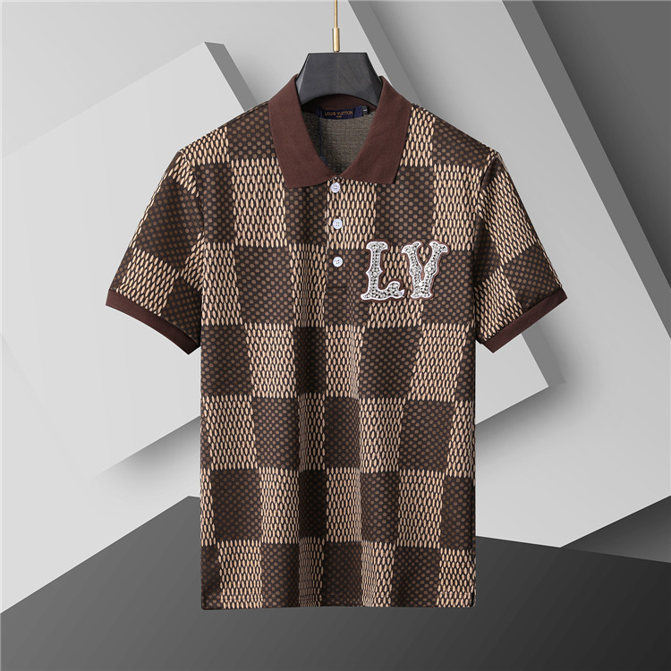 Louis Vuitton POLO shirts men-LV61817A
